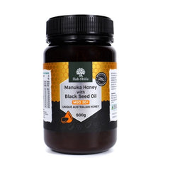 Manuka Honey (MGO 30+) with Black Seed Oil 500g by Hab Shifa